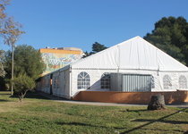 Peñíscola instala una carpa para celebrar la última noche del año
